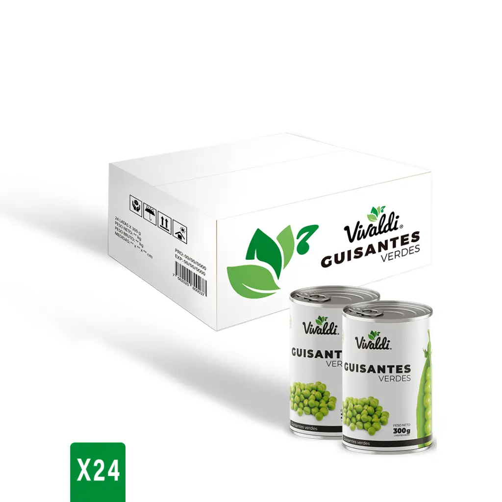 mercado libre guisantes 24 UNIDADES.webp