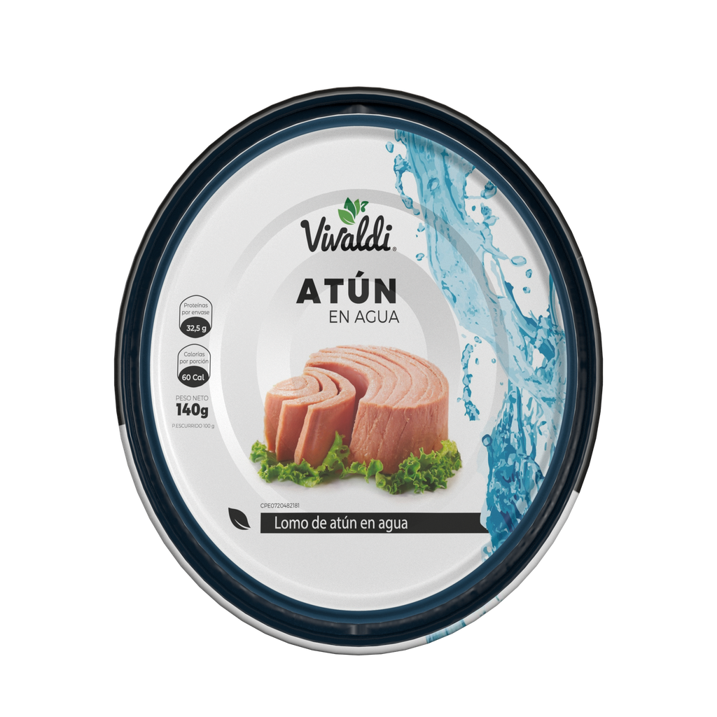 VIVALDI LOMO ATUN EN AGUA 140G   (E)