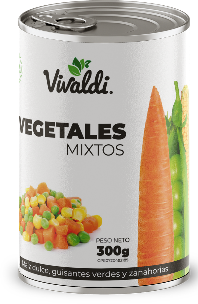 VIVALDI VEGETALES MIXTOS ENLATADO 300G