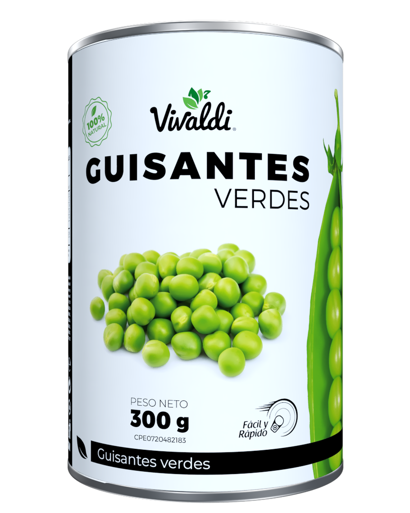 VIVALDI GUISANTES VERDES ENLATADO 300G
