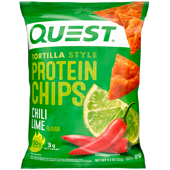 QUEST CHIPS DE PROTEÍNA CHILI 32G