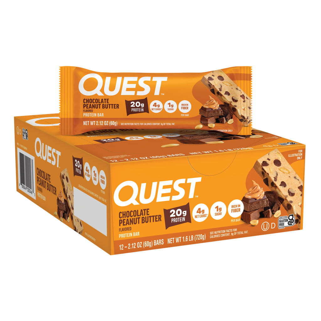 BARRA PROTEINA QUEST PEANUT BUTTER 60g