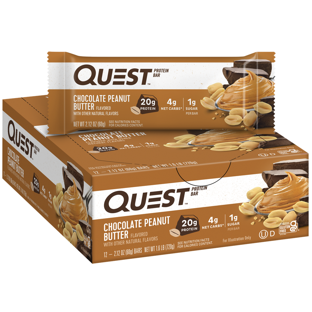 BARRA PROTEINA QUEST PEANUT BUTTER 60g