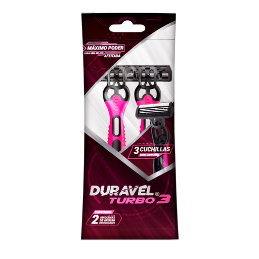 [DU-0114] MAQ. DURAVEL TURBO 3 MUJER x 2 UNIDADES