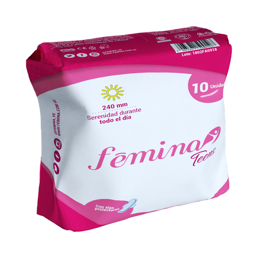 [FE-0107] FEMINA TEENS DIA X 10 UND