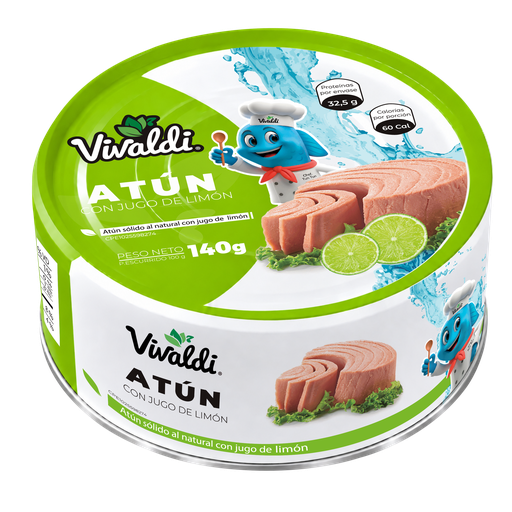 [VIV-1140] VIVALDI LOMO ATUN EN AGUA Y LIMON 140G