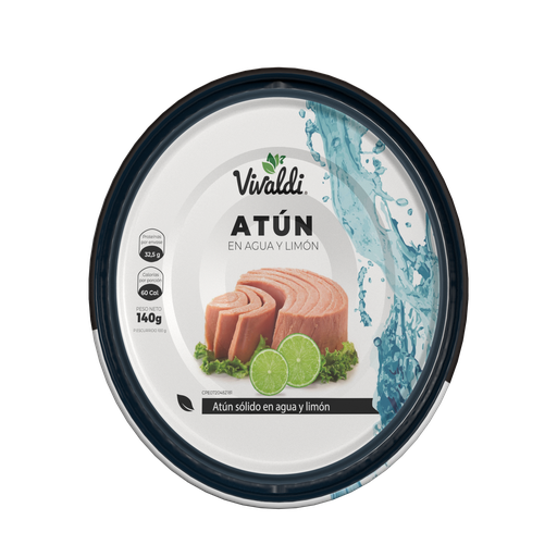 [VIV-1140] VIVALDI LOMO ATUN EN AGUA Y LIMON 140G