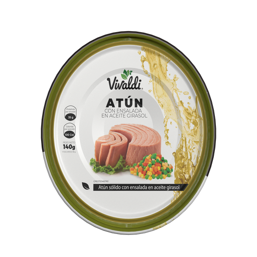 [VIV-1157] VIVALDI LOMO ATUN CON ENSALADA EN  ACEITE DE GIRASOL
