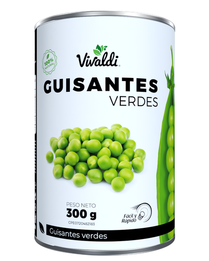 [VIV-0037] VIVALDI GUISANTES VERDES ENLATADO 300G