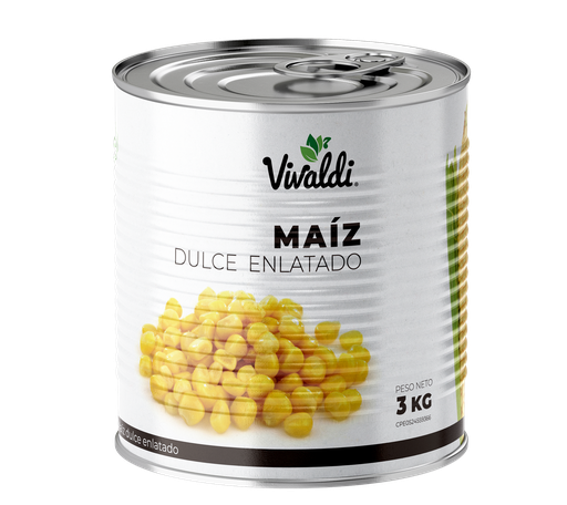 [VIV-1188] VIVALDI MAIZ DULCE ENLATADO 3 KG