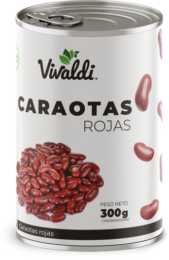 [VIV-0136] VIVALDI CARAOTAS  ROJAS ENLATADOS 300G