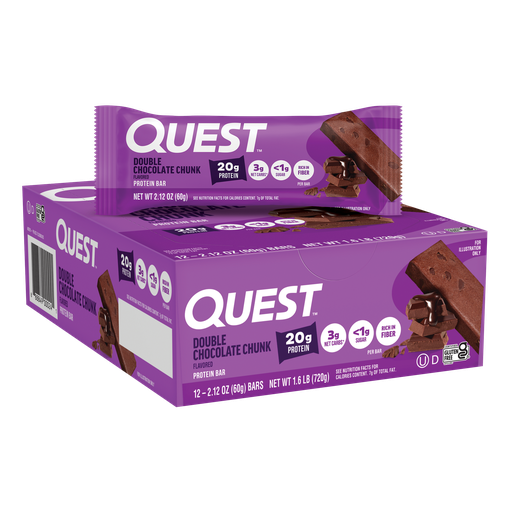[QN-0234] BARRA PROTEINA QUEST DOUBLE CHOCOLATE CHUNK 60g