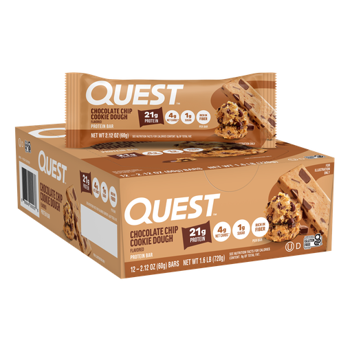 [QN-0012] BARRA PROTEINA QUEST CHOCOLATE CHIP COOKIES DOUGH 60 g