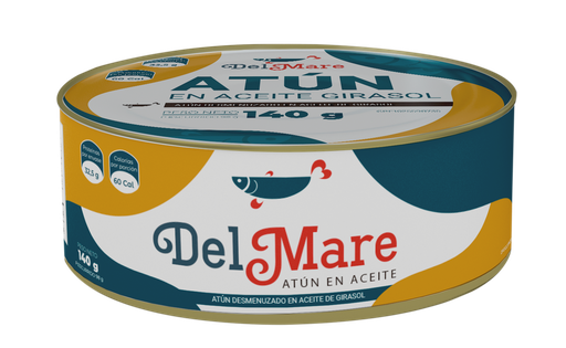 [DEL-0021] DEL MARE ATÚN ACEITE DESMENUZADO 140 g